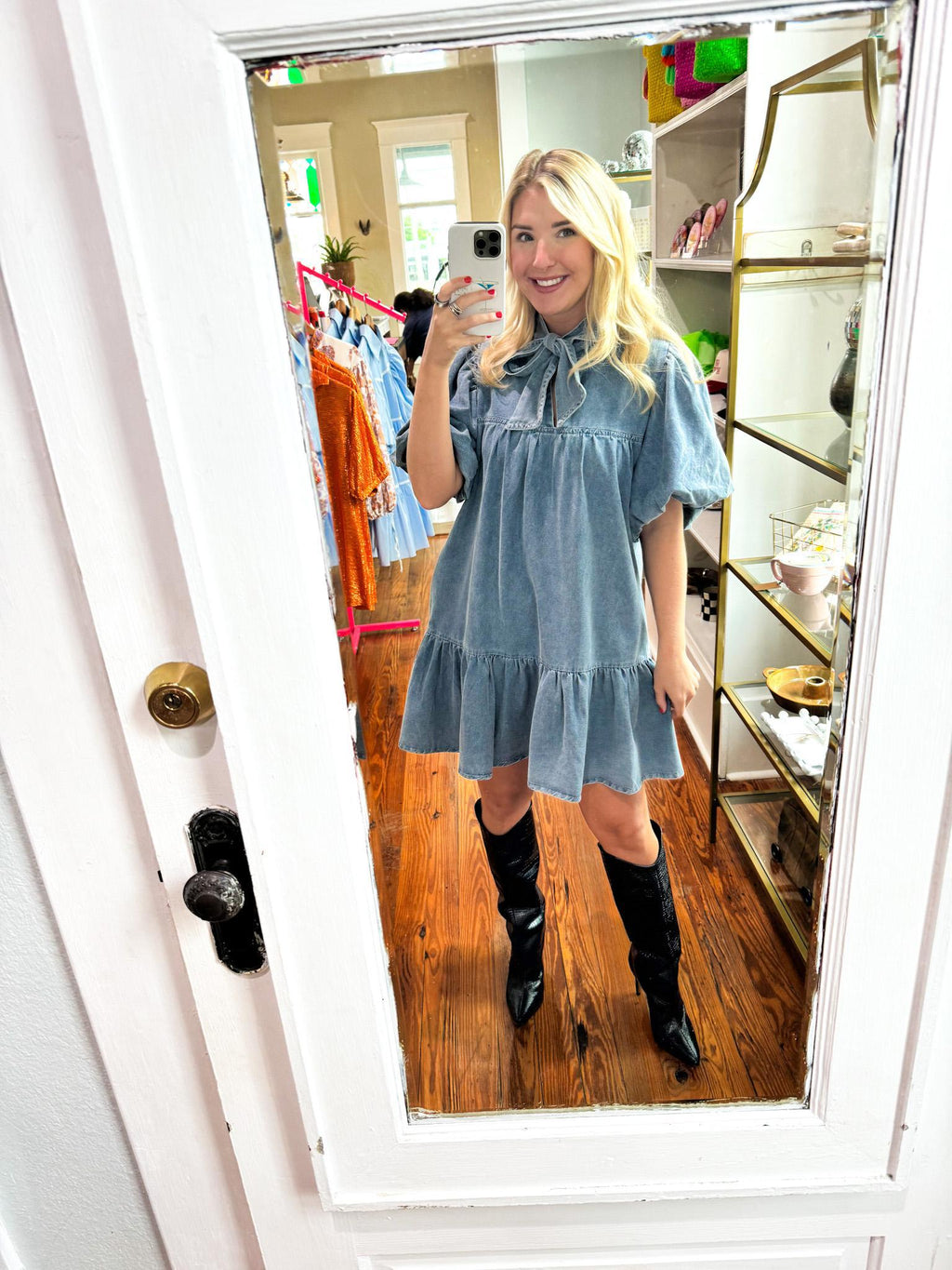 The Desiree Denim Dress.