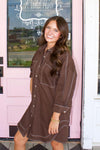 The Isabella Brown Dress