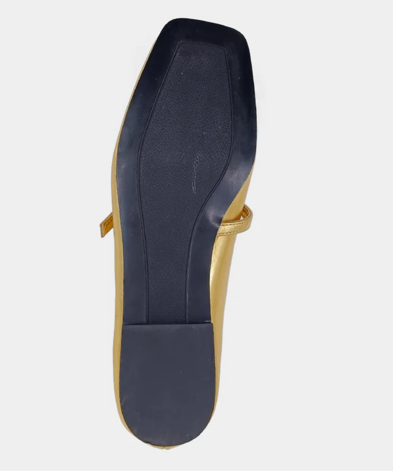 Adele Gold Ballet Flat