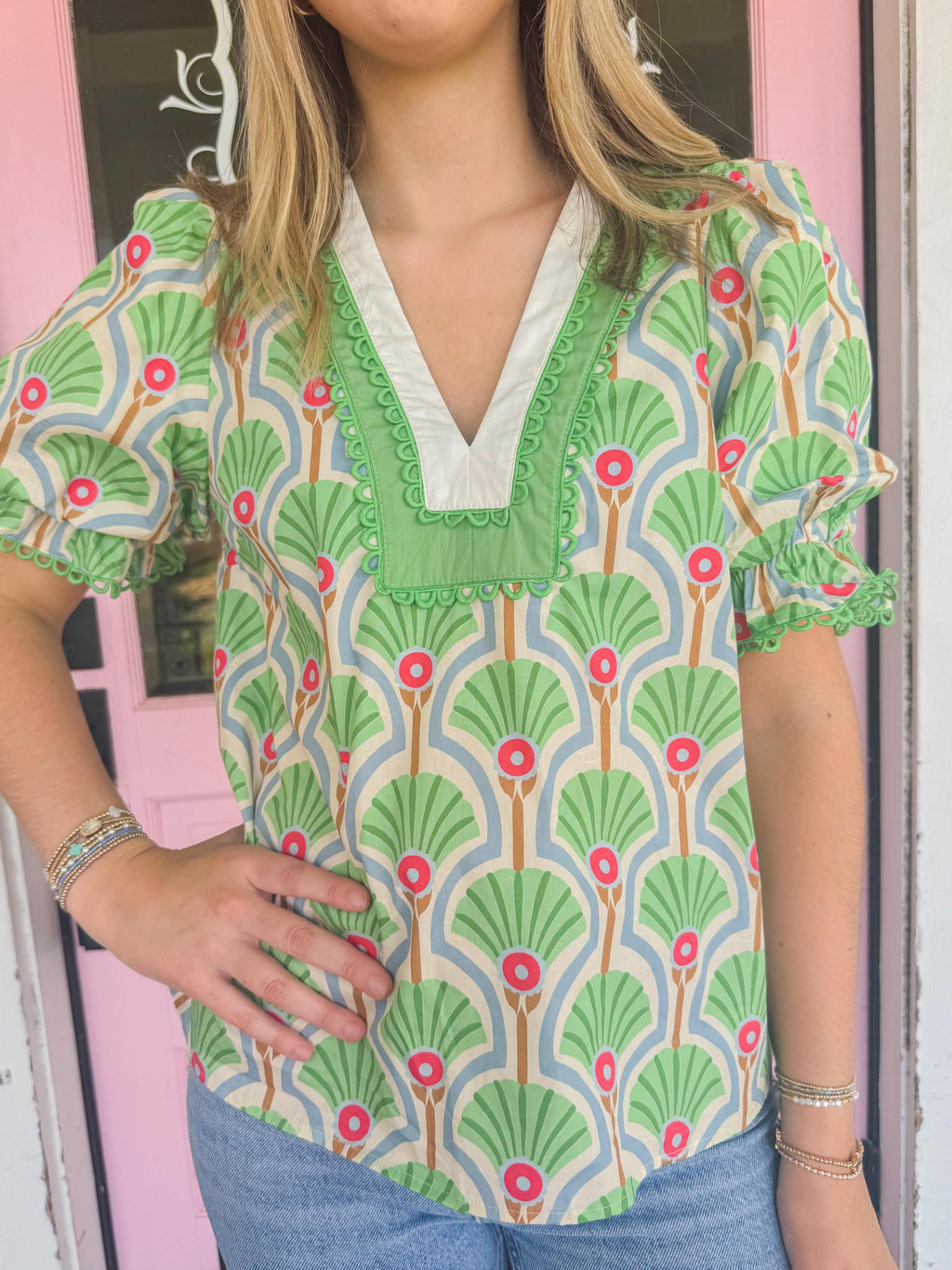 The Lucy Green Abstract Top