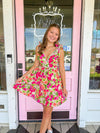 The Fancy Floral Mini Dress