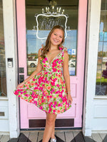 The Fancy Floral Mini Dress
