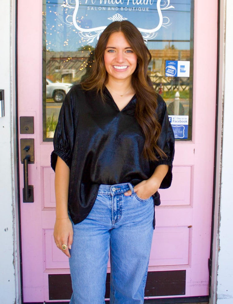 Everyday, Everywhere Top, Black.