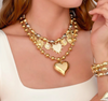 Water Resistant Gold Heart Necklace