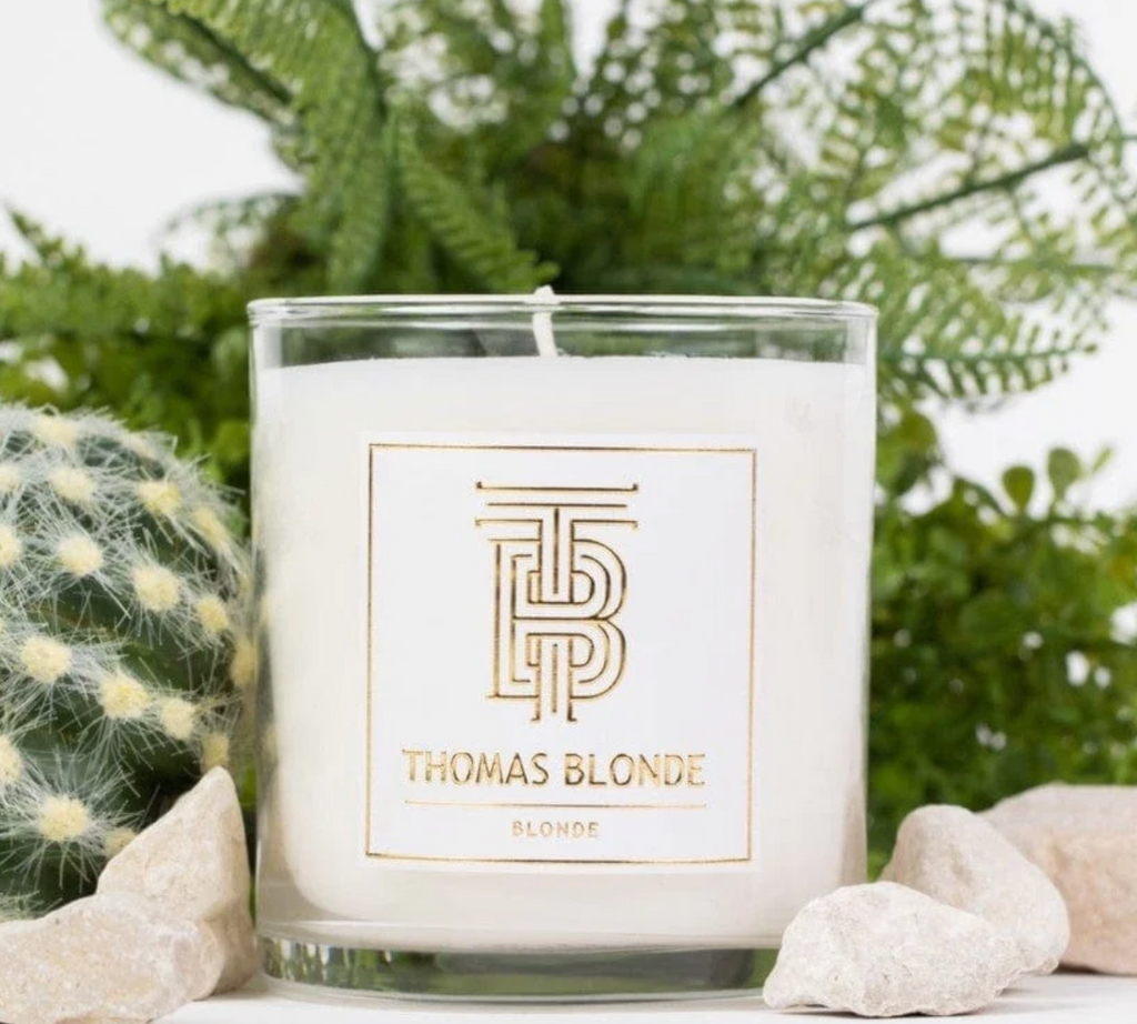 Thomas Blonde Signature Candle, Blonde.