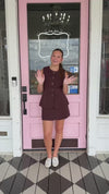 Claire Chocolate Romper!