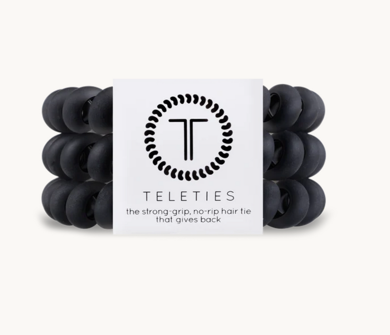 LARGE Matte Black Teletie